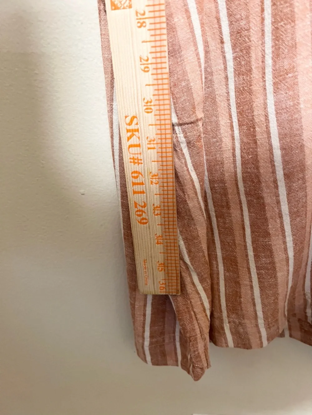 Wonderly XXL Linen Lyocell Dress Jumper Stripe Resort Beach Boho Lagenlook